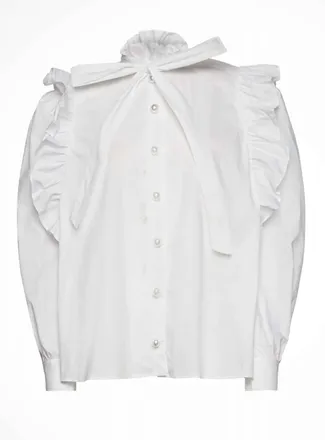 Custommade Womens Denja Top In White