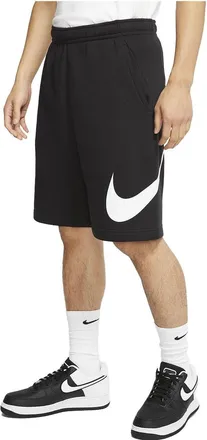 Nike Sportswear Club Graphic Shorts Black White BV2721-010
