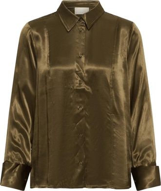 Soaked In Luxury Hemden - Dames - Blouses & Shirts - Groen - Maat: M