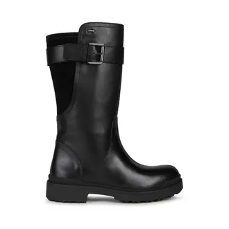 Geox Mujer, Zapatos, Negro, Talla: 36 EU