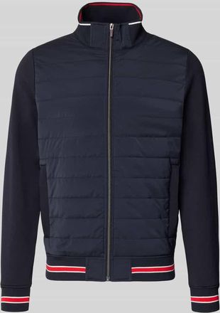 Christian Berg Sweatjacke mit Stehkragen in Marine, Gr&ouml;&szlig;e 3XL