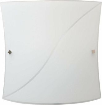 Energy Plaf&oacute;n 1xe27 Marco Blanco Cristal Placa Blanca