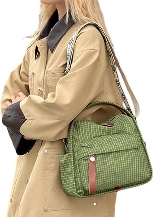 Generic Handbags for Women,Multi-Pocket Top Handle Zipper Handbags - Women Bags Large Capacity Purse | for Ladies Girls Outdoor Travel Work Camping Shopping D