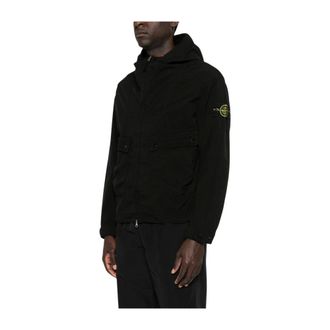 Stone Island Light Jacket - male - Stone Island - Light Jackets - Black - M - Jackets