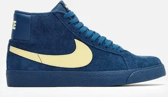 Nike Mens Sb Zoom Blazer Mid Sneaker In Coastal Blue
