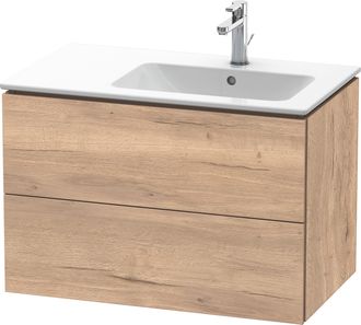 Duravit Duravit L-cube Mueble Bajo Lavabo Suspendido, 2 Cajones, Lavabo