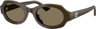 Giorgio Armani 0Ar 8245Hu - unisex - Zonnebrillen - Bruin - 49 MM - Accessoires