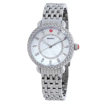 Michele Sidney Quartz Diamond Ladies Watch MWW30B000001
