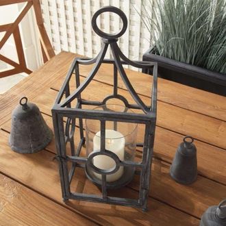 Napa Home & Garden Terrazza Outdoor Candleholder in Black at Nordstrom