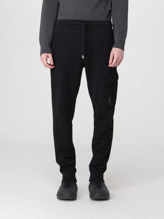 C.P. Company C. P. COMPANY Pantaloni cargo jogging in cotone stretch con tasca e logo applicato