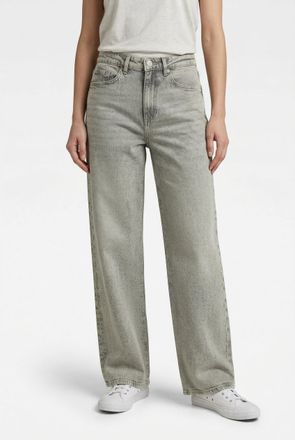 Vero Moda High-waist-Jeans VERO MODA VMTESSA HR WIDE JEANS RA207 GA NOOS, Damen, Gr. 29, L&auml;nge 34, light grau denim, Denim/Jeans, Obermaterial: 99% Baumwolle, 1