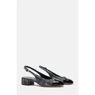Scarosso Coco High Heels in Blue - Tweed at Nordstrom, Size 38.5