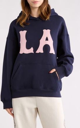 PacSun LA Cotton Blend Hoodie in Navy at Nordstrom Rack, Size Xx-Small