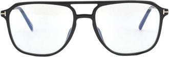 Tom Ford Blue Light Block Navigator Mens Eyeglasses FT5665-B 001 54