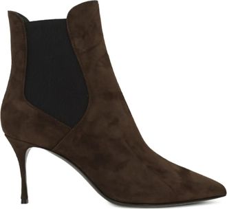 Sergio Rossi Stivaletti a punta - Marrone