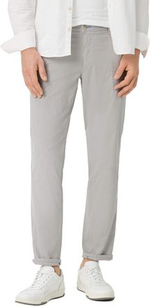 Brax Brax chino grijs katoen normale fit