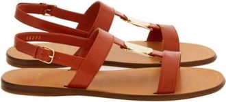 Ferragamo Ferragamo Vida Nappa Flat Sandals, Size 7 C
