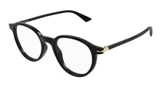 Montblanc Demo Oval Mens Eyeglasses MB0340O 001 50