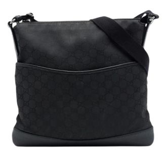 Gucci Pre-owned Nylon Crossbody Bag - Dames - Pre-owned - Zwart - Maat: ONE Size Nylon