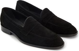 Oliver Brown Loafers - Suede Black