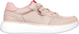 Skechers Dames Skipper Hi Canvas Sneakers (Roze)