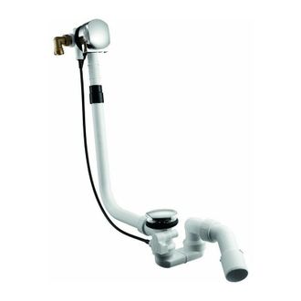 Ideal Juego De Desag&uuml;e / Rebosadero Ids Para Ba&ntilde;era Normal Multiplex Trio Cromo