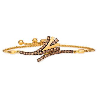 Le Vian Ladies Mermaid Collection 14K Honey Gold Bolo Bracelet