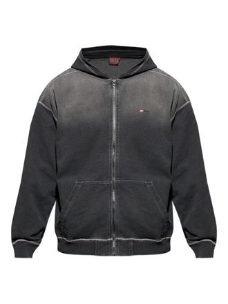 Diesel S-Blaxto zip-fastening hoodie - men - Cotton - S - Grey