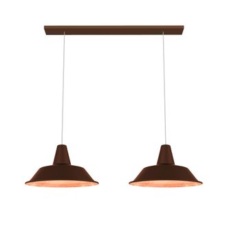Lumicom Duna L&aacute;mpara De Techo Lineal Corten Hoja