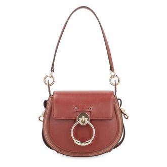 Chloé Shoulder Bags, female, Brown, Size: ONE SIZE Tess Small Bag