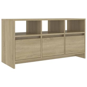 vidaXL Mueble De Tv Madera Contrachapada Roble Sonoma 102x37,5x52,5 Cm Vidaxl