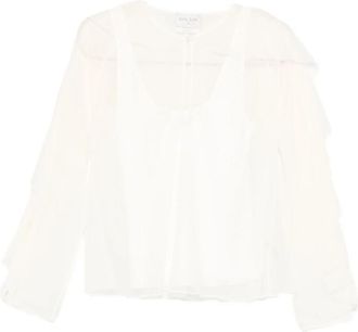 Forte_Forte Forte_Forte Camicia Volants Contemporary Chiffon