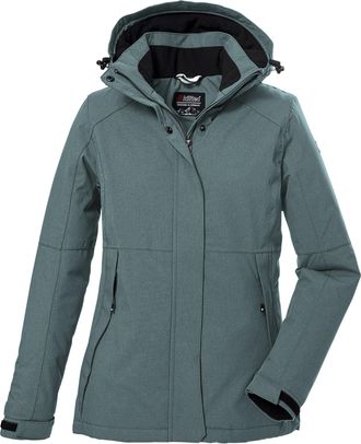Killtec Outdoorjacke KILLTEC KOW 37 WMN JCKT, Damen, Gr. 40, blau (graublau), Oberstoff: 100% Polyester, Futter: 100% Polyester, Wattierung: 100% Polyester, J