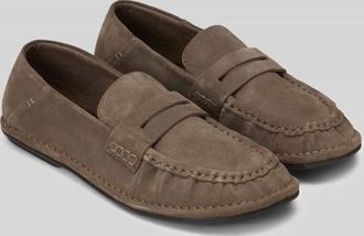 Marc O'Polo Loafer aus echtem Leder in Hellbraun, Gr&ouml;&szlig;e 36