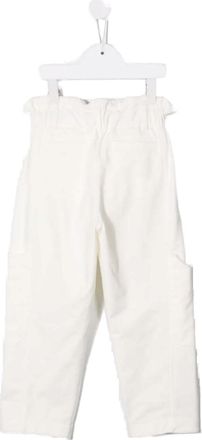 Brunello Cucinelli Kids Belted Tapered Trousers Aw21 G