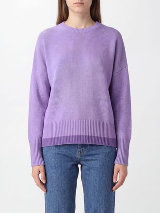 Lisa Yang Maglia girocollo in puro cashmere con maniche lunghe e bordi a costine