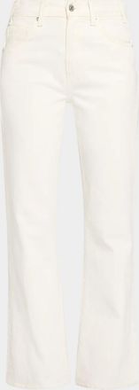 Nili Lotan Joan Mid Rise Kickflare Crop Jeans