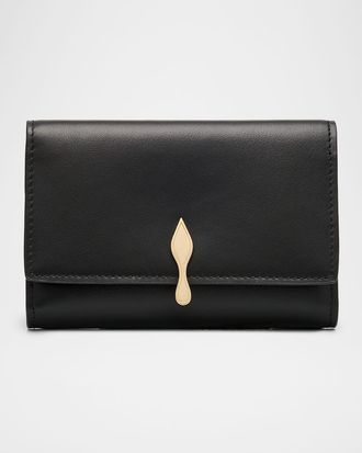 Christian Louboutin Bettina Trifold Card Holder in Leather