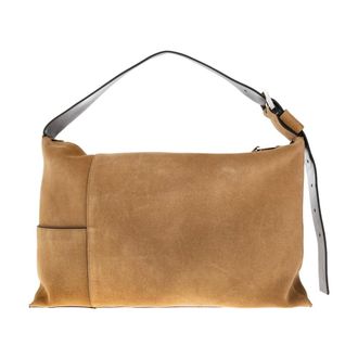 AllSaints Tassen, Dames, Bruin, ONE Size, Katoen, Alba Hobo Bag