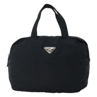 Prada Pre-owned Nylon handbags - Dames - Vintage Handtas - Blauw - ONE Size - Nylon - Vintage