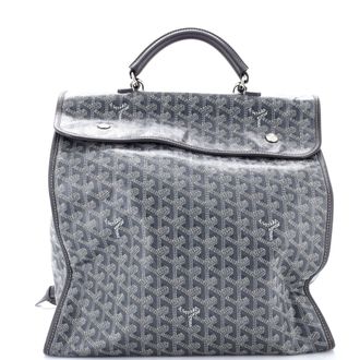 Goyard Saint Leger Briefcase Backpack Coated Canvas
