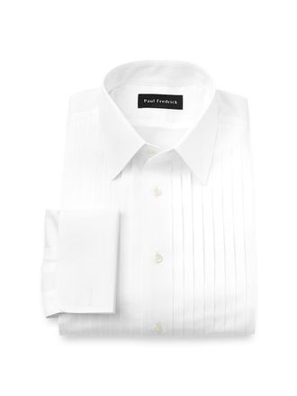 Paul Fredrick Tailored Fit Non-iron Cotton Tuxedo Shirt