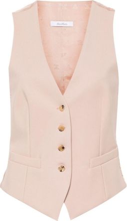 Max Mara Peach Sleeveless Waistcoat
