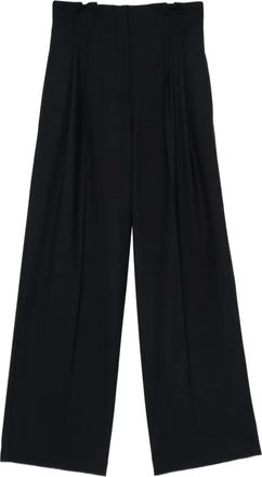 Semicouture Pantaloni a gamba ampia - Blu