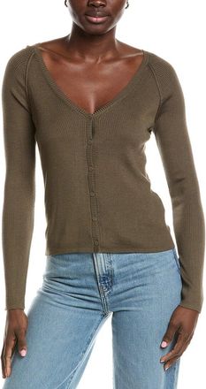 SIMKHAI Darlene Silk & Cashmere-Blend Cardigan