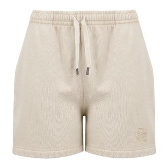 Isabel Marant Miranae Drawstring Shorts - Dames - Bermuda - Beige - S - Katoen - Korte Broeken