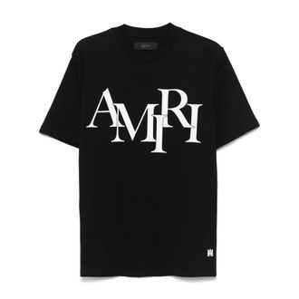 Amiri T Shirt Nero-Uomo