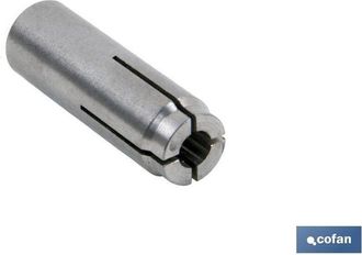 cofan Cofan - Taco Metal. Expansion Golpe Inox A-4 M-8 Caja 100 Unid