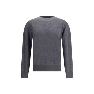 Dsquared2 Gray Fleece Wool Mens Sweatshirt