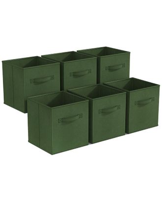Sorbus 6 Pack 11In Foldable Storage Cubes